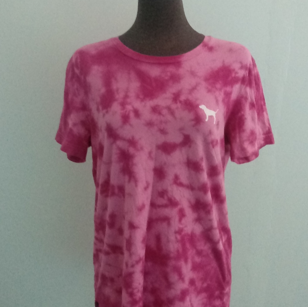 PINK VICTORIA'S SECRET women's pink top size M